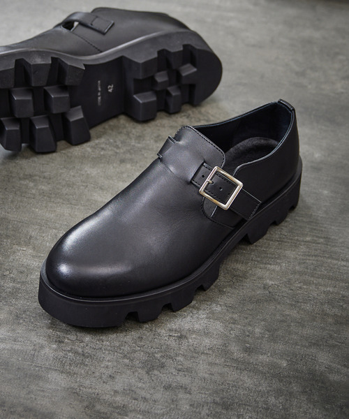 PADRONE ビジネスシューズ パドローネ / CS BUCKLE STRAP SHOES チャン  