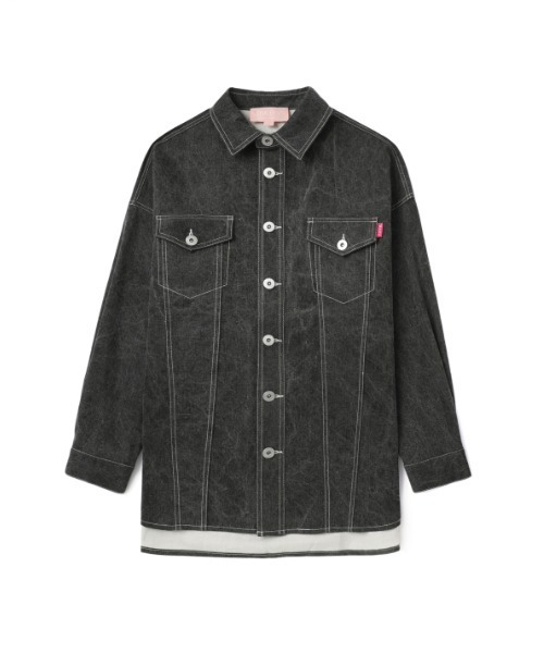 ブラウス シャツ BAPY WASHED SHIRT レディース