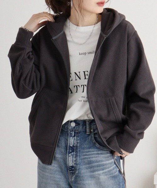 FUNALIVE パーカー フリース フルZIPパーカー メンズ レディース