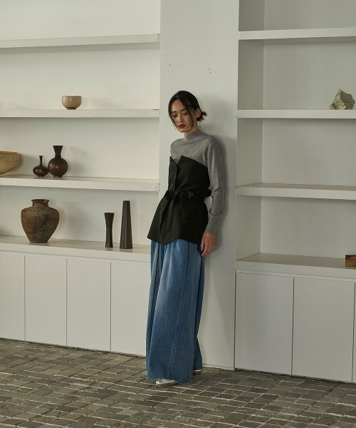 marjour チューブトップ ベアトップ LAYERED STYLE BUSTIER
