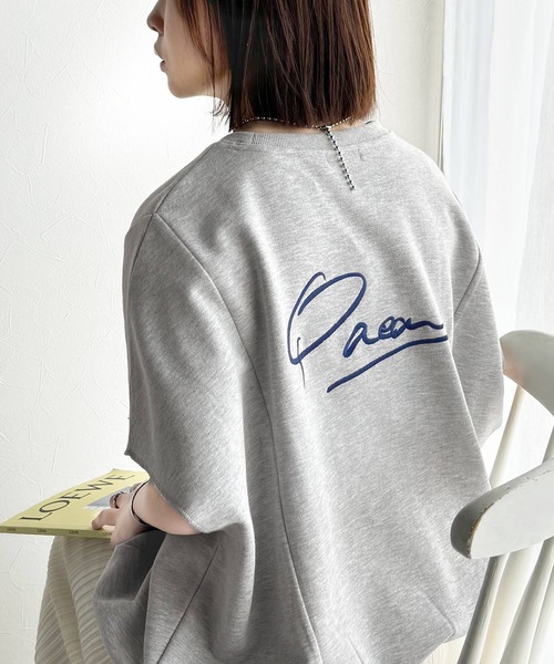 tシャツ 「毎年人気！／洗える」リネン裏毛フレンチプルオーバー レディース classicalelf tシャツ ゆるっとシルエットで、今っぽ抜け感