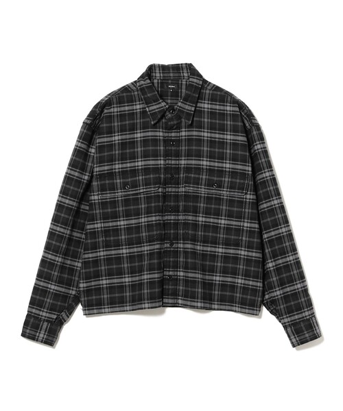 BEAMS チェックシャツ BEAMS シャツ ショートチェックシャツ メンズ : ZOZOTOWN Yahoo