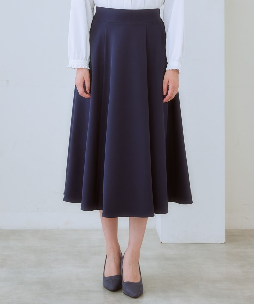 7days Life Styling スカート ダブルクロス6枚ハギフレアスカート