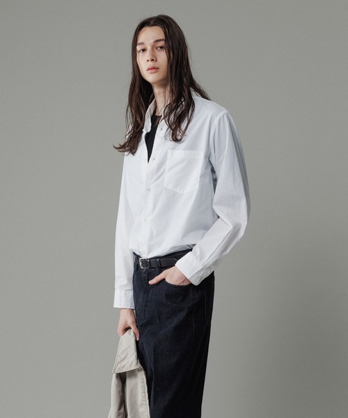 ADAM ET ROPE'（アダムエロペ） シャツ 「Sea Island Cotton