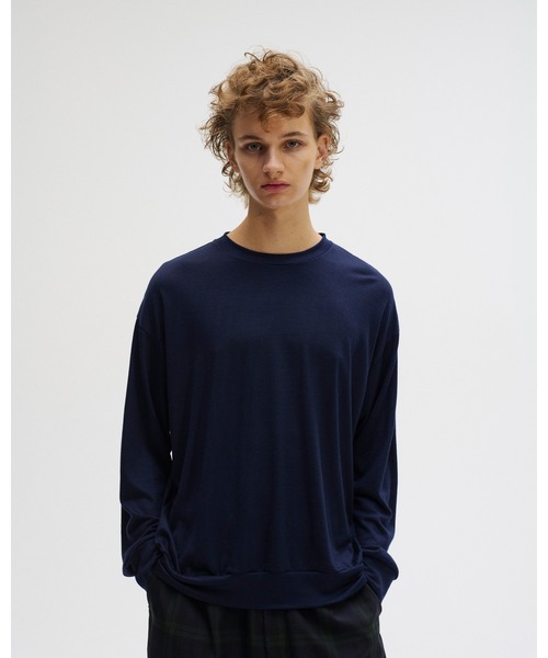 SOPHNET.（ソフネット） tシャツ WASHABLE WOOL L/S TOP メンズ