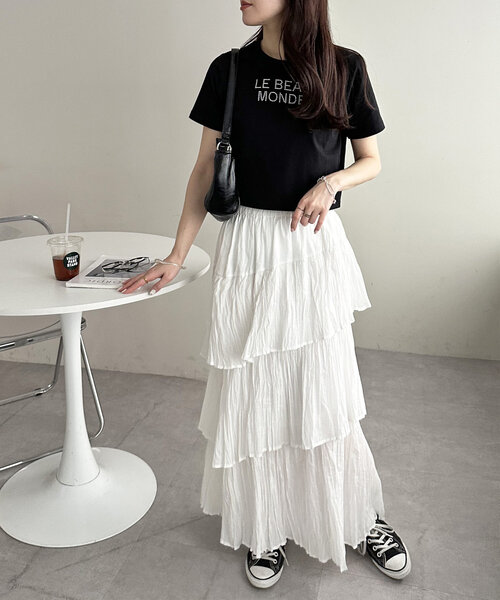 tシャツ キラキラロゴドロストミニPK レディース Discoat tシャツ キラキラロゴミニTシャツ レディース