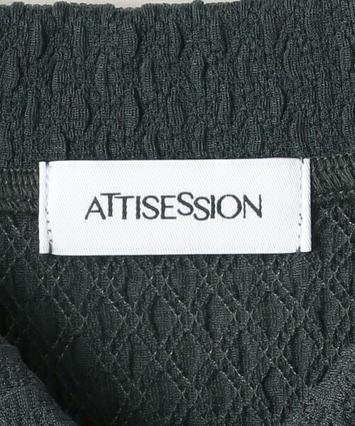 ブラウス シャツ 「ATTISESSION」シアー ラッセル シャツ レディース ATTISESSION ブラウス シャツ 「ATTISESSION」シアー ラッセル