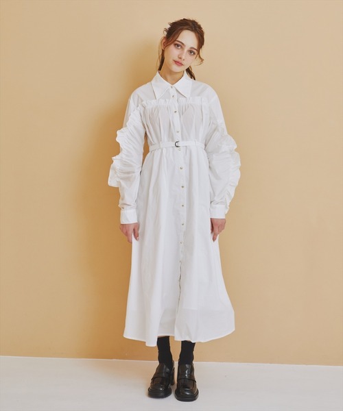 REDYAZEL（レディアゼル） ワンピース フリルシャツワンピース