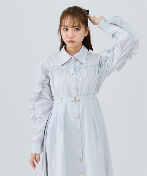 REDYAZEL（レディアゼル） ワンピース フリルシャツワンピース