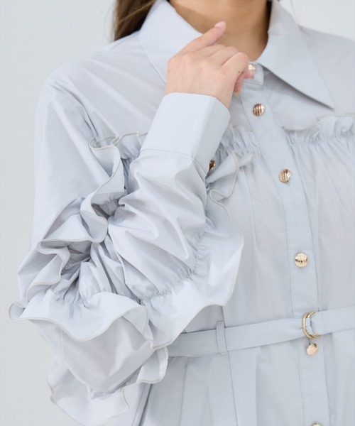 REDYAZEL（レディアゼル） ワンピース フリルシャツワンピース