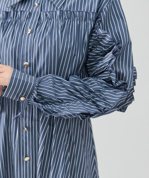 REDYAZEL（レディアゼル） ワンピース フリルシャツワンピース