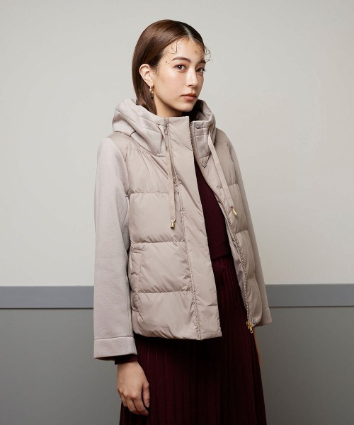 「ketty」 ダウンジャケット M ベージュ レディース_画像3