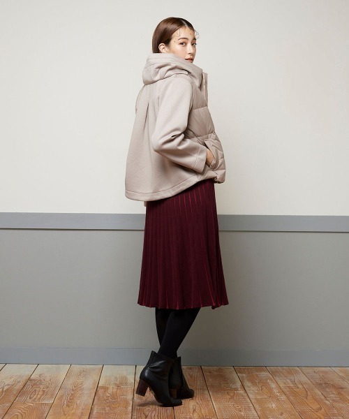 「ketty」 ダウンジャケット M ベージュ レディース_画像8