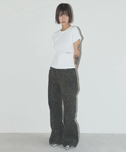tシャツ A'GEM/9 × .kom 「 FANCY CLUB/ファンシークラブ」 BACK CORSET TEE/バックコルセット半袖Tシャツ レ FANCY CLUB tシャツ A'GEM/9 × .kom 「 CLUB/ファンシークラブ