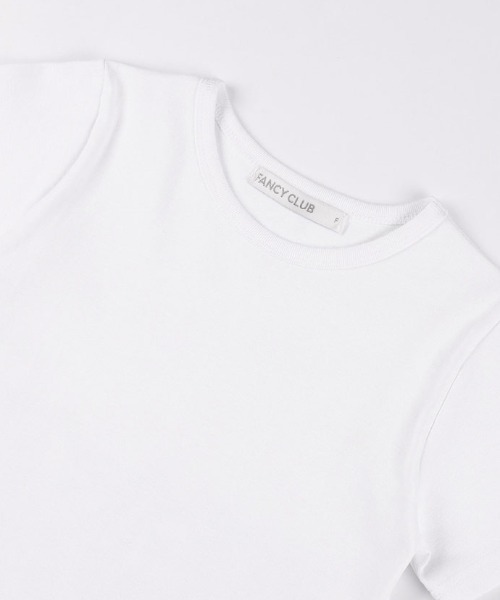 tシャツ A'GEM/9 × .kom 「 FANCY CLUB/ファンシークラブ」 BACK CORSET TEE/バックコルセット半袖Tシャツ レ FANCY CLUB tシャツ A'GEM/9 × .kom 「 CLUB/ファンシークラブ