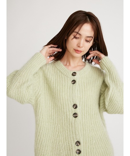 SNIDEL（スナイデル） ニットカーディガン FREE アイボリー レディース