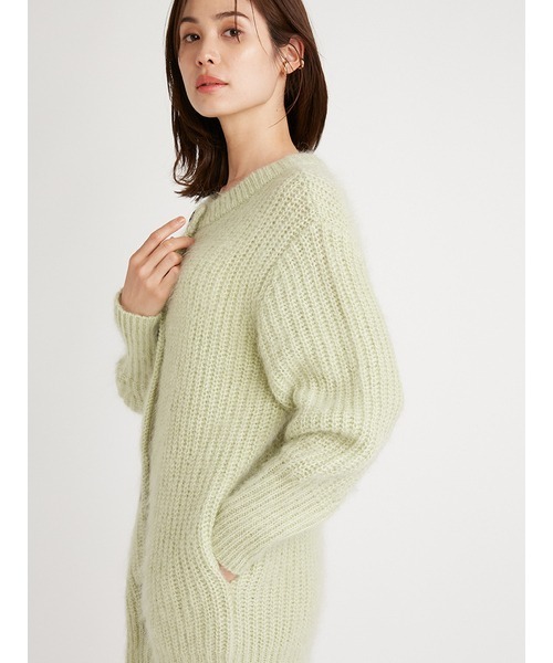 SNIDEL（スナイデル） ニットカーディガン FREE アイボリー レディース