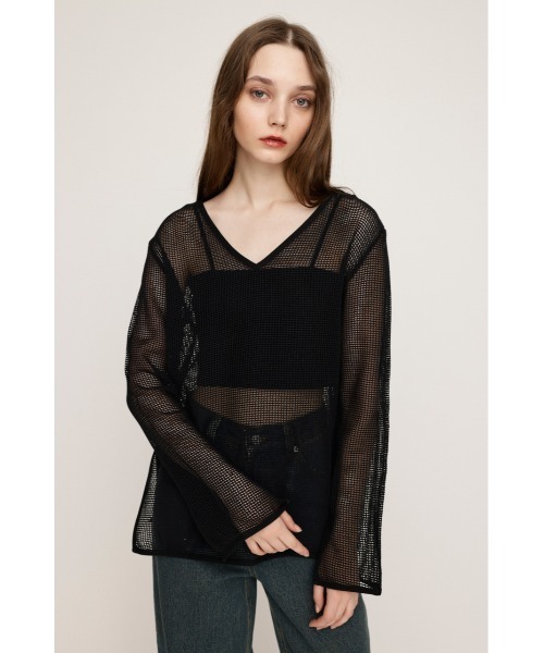 SLY（スライ） tシャツ COTTON MESH 2WAY TOPS コットン メッシュ 2