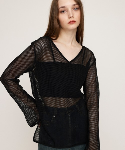 SLY(スライ) tシャツ COTTON MESH 2WAY TOPS コットン メッシュ 2 SLY(スライ) tシャツ COTTON MESH 2WAY TOPS コットン メッシュ 2