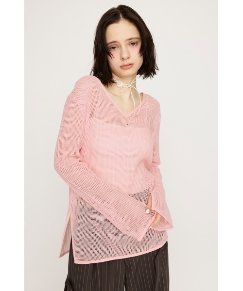 SLY（スライ） tシャツ COTTON MESH 2WAY TOPS コットン メッシュ 2