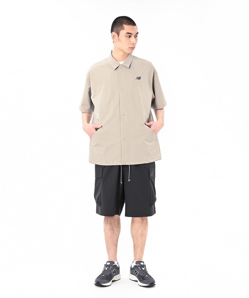 new balance　半袖　コーチシャツ New Balance シャツ コーチシャツ メンズ : ZOZOTOWN Yahoo!店