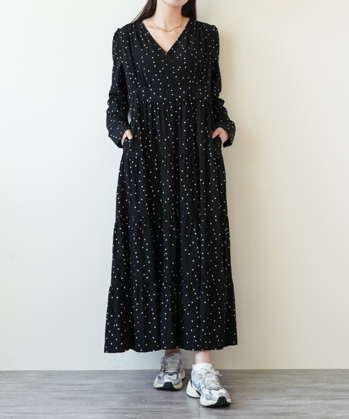 美品　iDea Luce カシュクールティアードワンピース gossip!ロサンゼルス ワンピース カシュクールデザイン