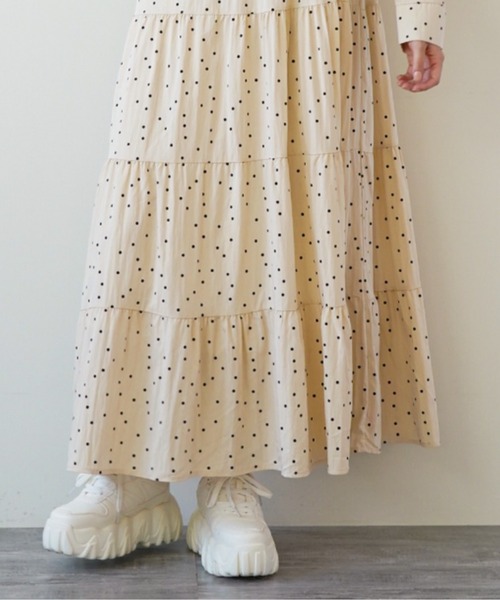 美品　iDea Luce カシュクールティアードワンピース wfs01525.jpg