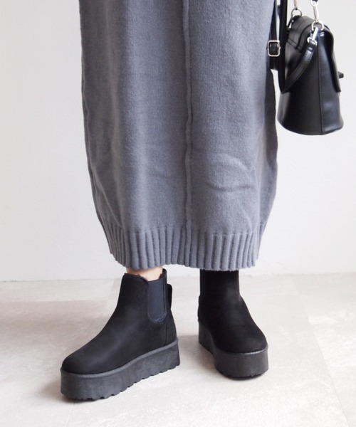 「VIVIAN」 ブーツ L グレー系その他3 レディース_画像3