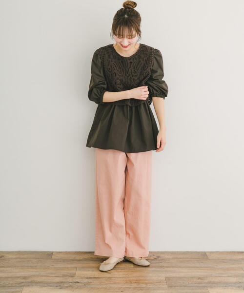 【新品タグ付け】レースベストドッキングチュニック URBAN RESEARCH ITEMS｜レースベストドッキングチュニック