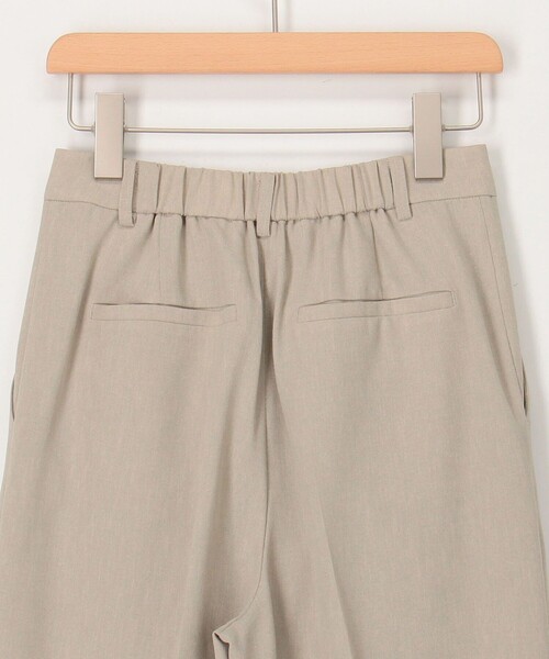 ノーリーズ　パンツ　美品 ウォッシャブルバックサテンジョーゼットワイドパンツ | NOLLEY'S