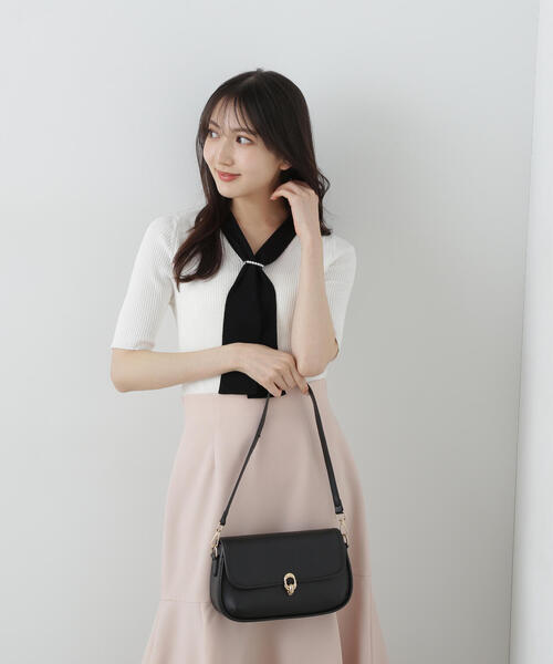 ニット セーター パール付きボウタイニット / 1215170512 レディース パール付きボウタイニット | PROPORTION BODY DRESSING