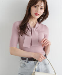 ニット セーター パール付きボウタイニット / 1215170512 レディース｜ZOZOTOWN Yahoo!店