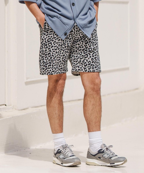 CAMBIO ハーフパンツ ヒョウ柄 CAMBIO(カンビオ)】レオパード柄ショートパンツ | CAMBIO カンビオ