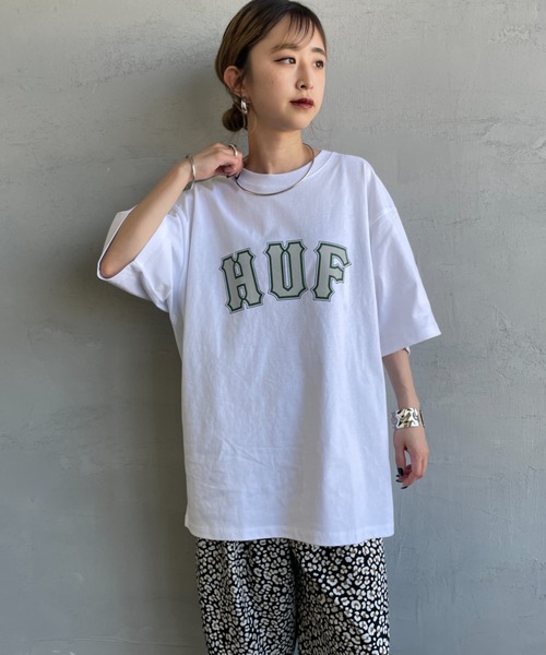 HUF ハフ ジャイアントショートスリーブクルーネック半袖Tシャツ HUF tシャツ 「HUF/ハフ」 GIANT ショートスリーブTシャツ