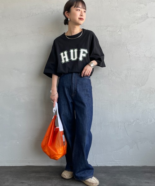 HUF ハフ ジャイアントショートスリーブクルーネック半袖Tシャツ HUF tシャツ 「HUF/ハフ」 GIANT ショートスリーブTシャツ