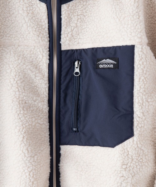 「OUTDOOR PRODUCTS」 ブルゾン MEDIUM ベージュ メンズ_画像5