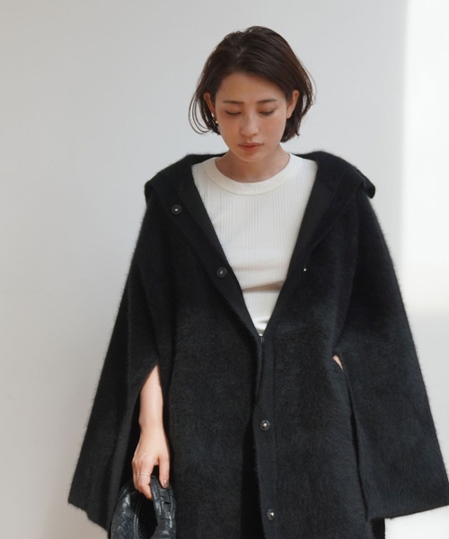 ETRE TOKYO（エトレトウキョウ） ニットポンチョ FREE ブラウン