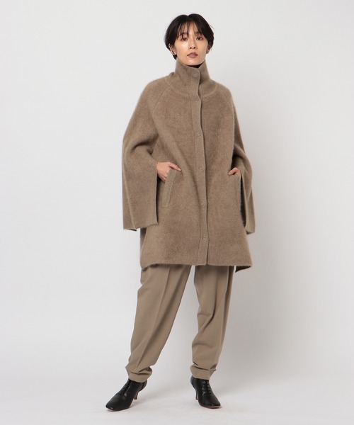 ETRE TOKYO（エトレトウキョウ） ニットポンチョ FREE ブラウン