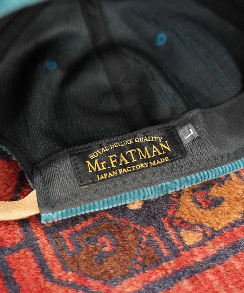 Mr.FATMAN キャップ 帽子 CORDUROY WAPPEN BB CAP メンズ : ZOZOTOWN