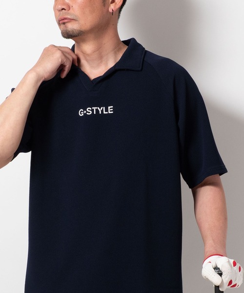 BAYBLO tシャツ (SA) ドライ ジャガード 襟付き 半袖 Tシャツ メンズ