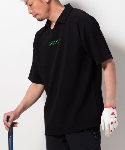 BAYBLO tシャツ (SA) ドライ ジャガード 襟付き 半袖 Tシャツ メンズ