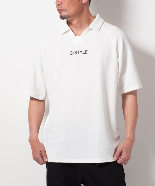BAYBLO tシャツ (SA) ドライ ジャガード 襟付き 半袖 Tシャツ