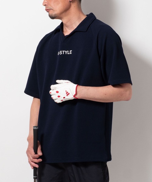 BAYBLO tシャツ (SA) ドライ ジャガード 襟付き 半袖 Tシャツ メンズ