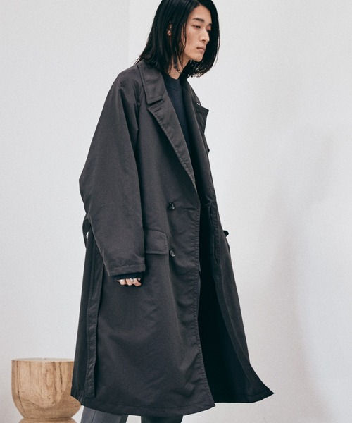 WYM LIDNM 「WYM LIDNM」 チェスターコート L チャコール メンズ