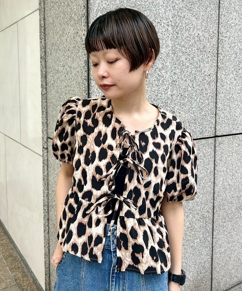 Narcissus tシャツ 「Narcissus」リボンパフブラウス レディース