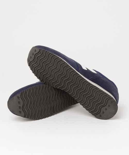 「New Balance」 ローカットスニーカー 24.5cm ネイビー レディース