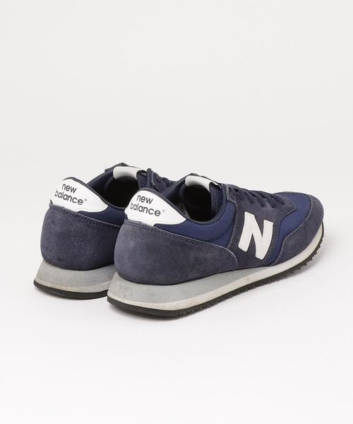 「New Balance」 ローカットスニーカー 24.5cm ネイビー レディース