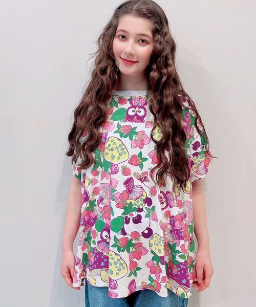 tシャツ キノコストロベリーT レディース