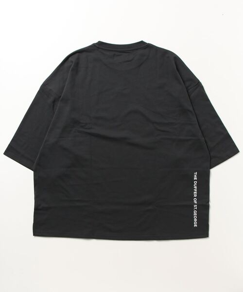 「The DUFFER of ST.GEORGE」 半袖Tシャツ MEDIUM ブラック メンズ