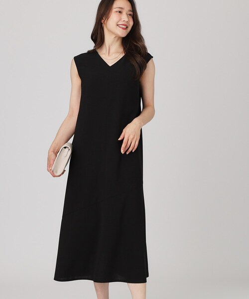 クード シャンス（COUP DE CHANCE）/【手洗い可／日本製】フレアワンピース COUP DE CHANCE（クードシャンス） ワンピース 「手洗い可／日本製